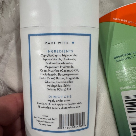 Native Jasmine & Sage deodorant Lume whole body deodorant Fresh Alpine scent NWT - Picture 3 of 5